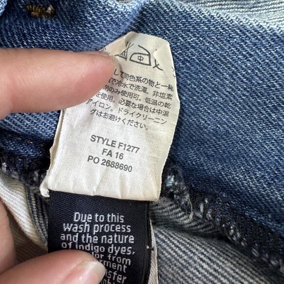 J Crew Jeans Mens 33x32 Blue 484 Extra Slim Stretch Denim Straight Leg Pants - Picture 6 of 9